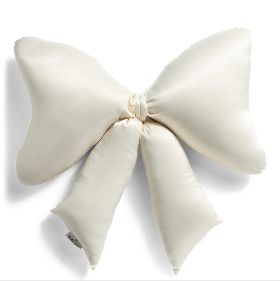 Other - Cream Bow-Shaped Pillow